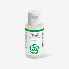 Краситель пищевой гелевый водорастворимый Top Decor Зелёный 30 г tp83405