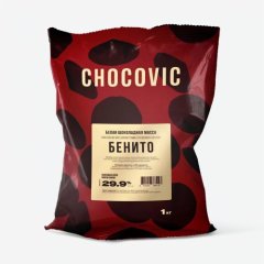 Шоколад белый CHOCOVIC "Бенито" 29,9% 1 кг CHW-U25CHVC-69C