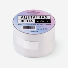 Ацетатная лента в рулоне MIXIE высота 6 см длина 5 м толщина 130 мкм 33435 